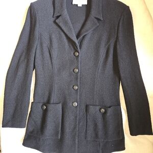 St. John Collection Black Blazer